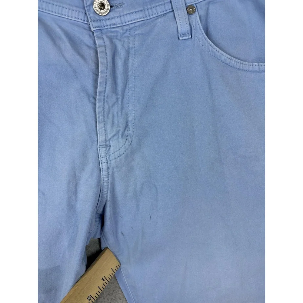 AG Adriano Goldschmied Graduate Jeans Mens 33x34 Blue Light Slim Stretch Denim